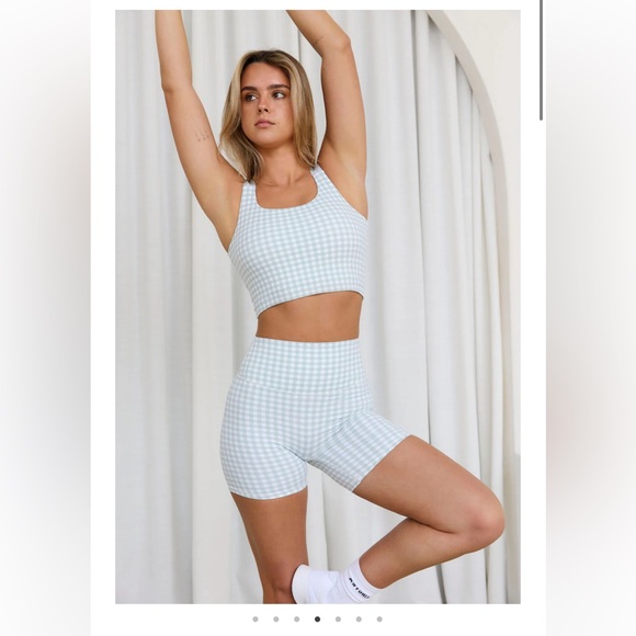 Astoria LUXE BALANCE Short - Jade Gingham - Picture 1 of 3